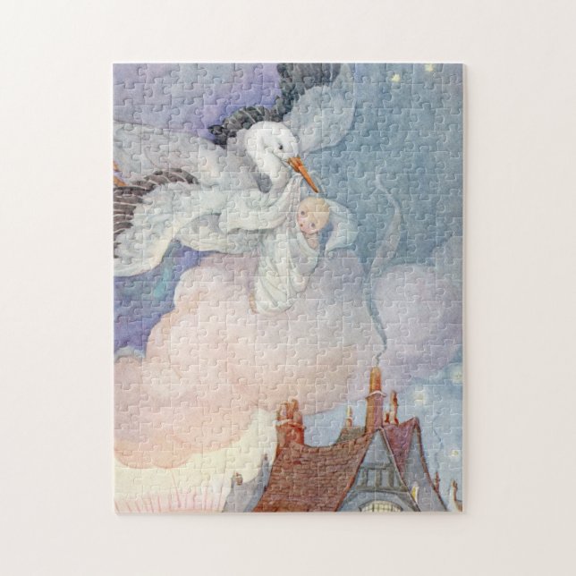 Puzzle La cigogne par Anne Anderson (Vertical)