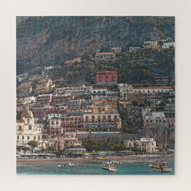 PUZZLE LA CÔTE AMALFI, ITALIE (Vertical)