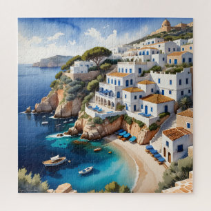 Puzzle La côte d'Ibiza abrite de nombreuses belles îles g