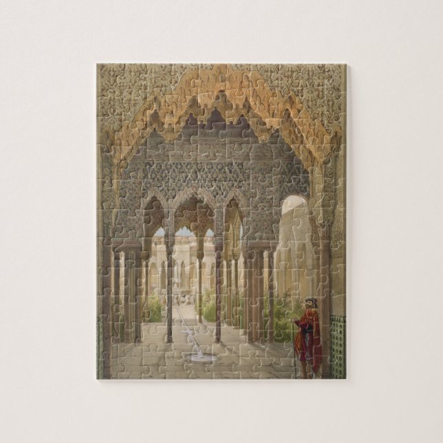 Puzzle La cour des lions, Alhambra, Grenade, 185 (Vertical)