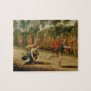 Puzzle La course d'Atalanta et de Hippomenes (huile sur