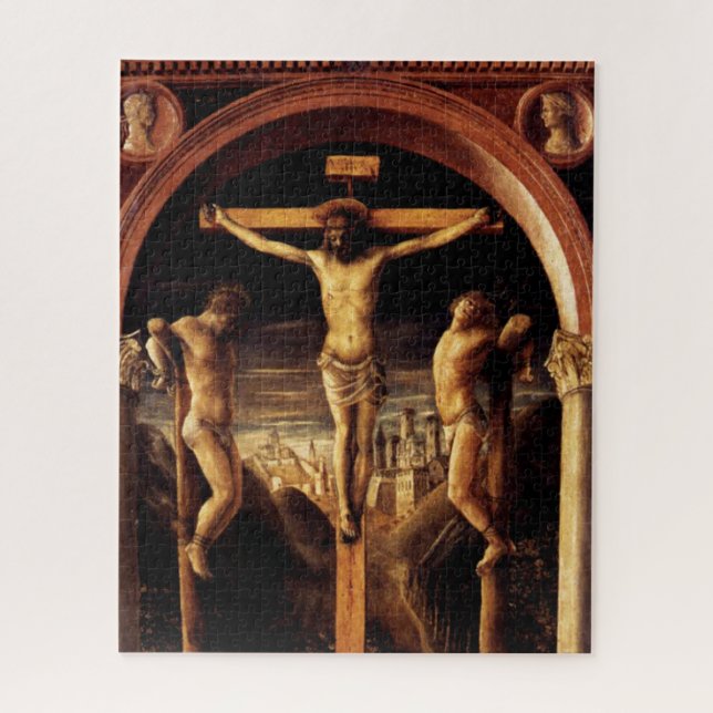 Puzzle La Crucifixion de Jésus par Vincenzo Foppa - 1456 (Vertical)