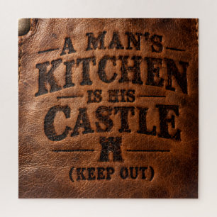 Puzzle La cuisine d'un homme est son château
