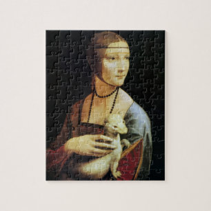 Puzzle La Dame de Léonard de Vinci avec une mine