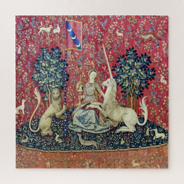 Puzzle La Dame et la licorne, Vue (Vertical)