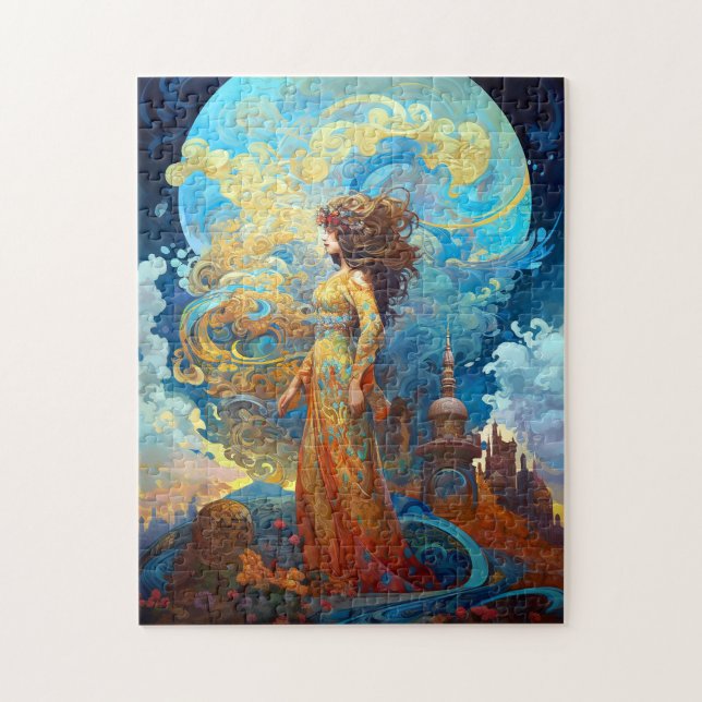 Puzzle La déesse surréelle Queen Imaginaire Art (Vertical)