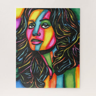 Puzzle La Dolce Espressione art original femme abstraite