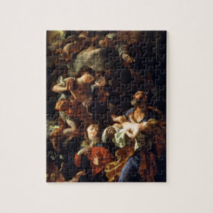 Puzzle La famille sainte (huile sur la toile)