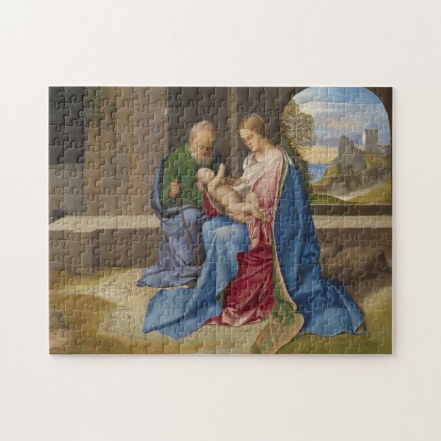 Puzzle La famille sainte par Giorgione (Horizontal)