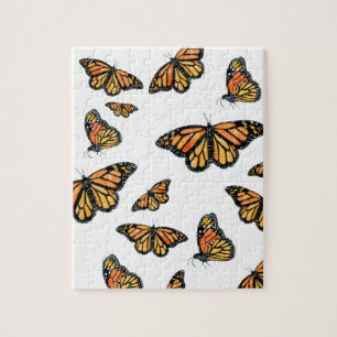Puzzle La faune de la monarque orange