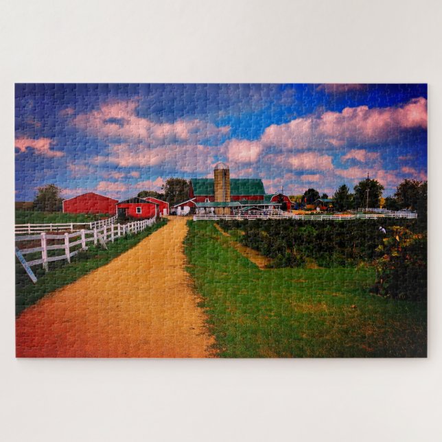 Puzzle La ferme du Wisconsin (Horizontal)