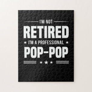 Puzzle La fête des pères Je suis un Pop Pop professionn