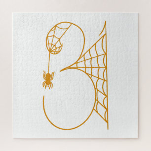 Puzzle La fête d'Halloween 31 Toiles d'araignées