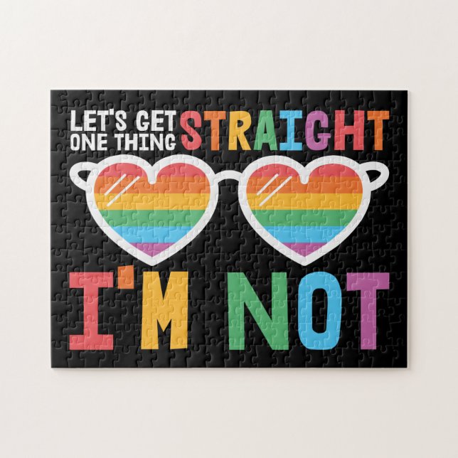 Puzzle La fierté LGBTQ, obtenons une chose Tout de suite  (Horizontal)