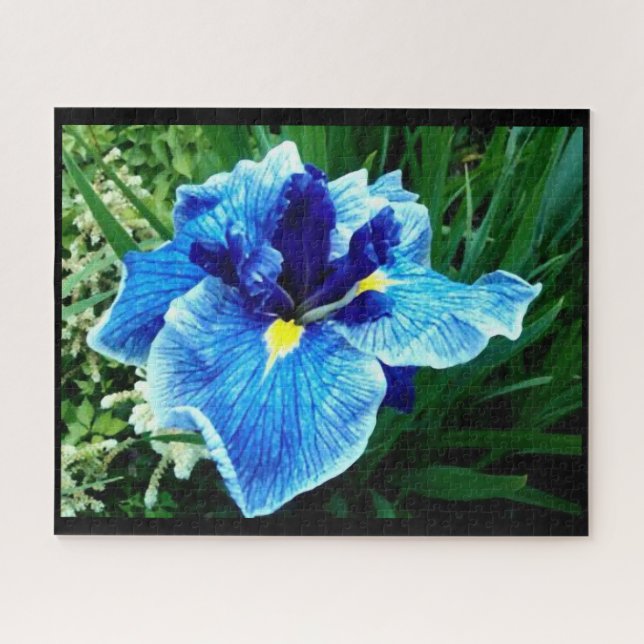 PUZZLE LA FLEUR JAPONAISE D'IRIS (Horizontal)