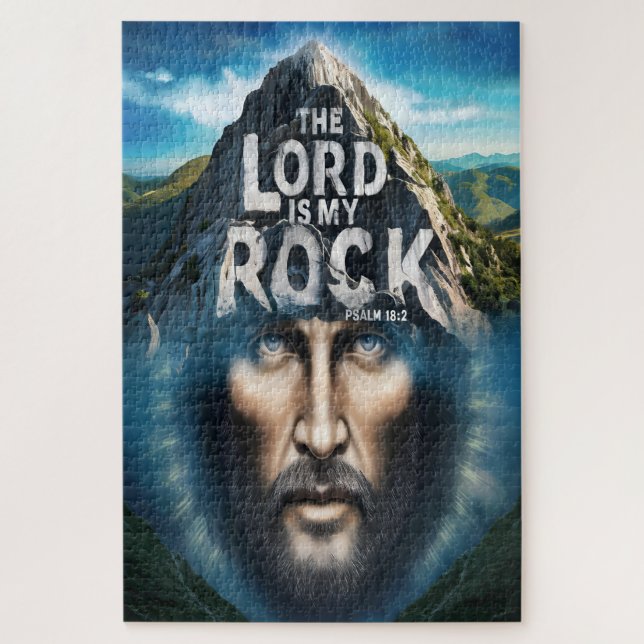 Puzzle La Foi Divine : Le Seigneur Est Mon Rocher (Vertical)