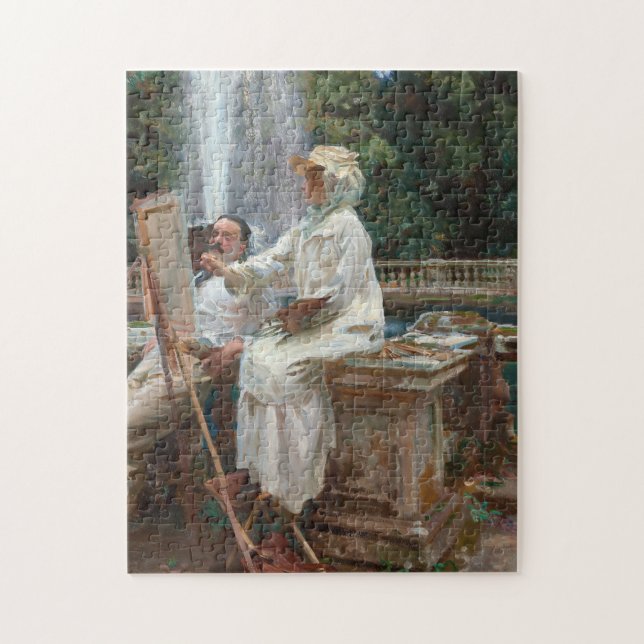 Puzzle La Fontaine, Villa Torlonia - John Singer Sargent (Vertical)