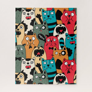 Puzzle La foule de chats