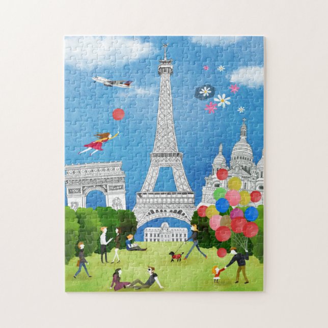Puzzle La France colorée (Vertical)