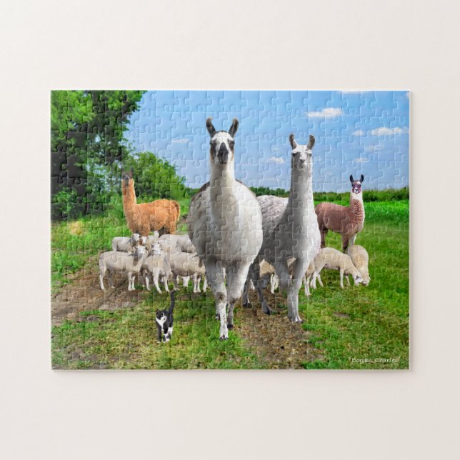 Puzzle "La Garde Llamas" (Horizontal)