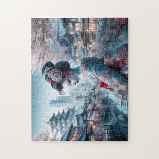 Puzzle La geisha des temps modernes (Vertical)