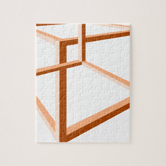 Puzzle La géométrie impossible de l'illusion 3d (Vertical)