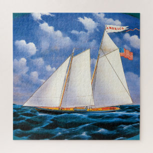 Puzzle La goélette "Amérique" par James Bard