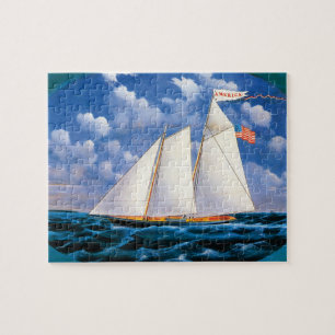 Puzzle La goélette "Amérique" par James Bard