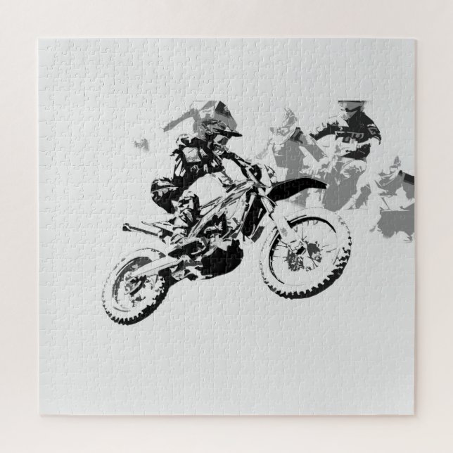 Puzzle La Grande Course - Motocross Racers (Vertical)