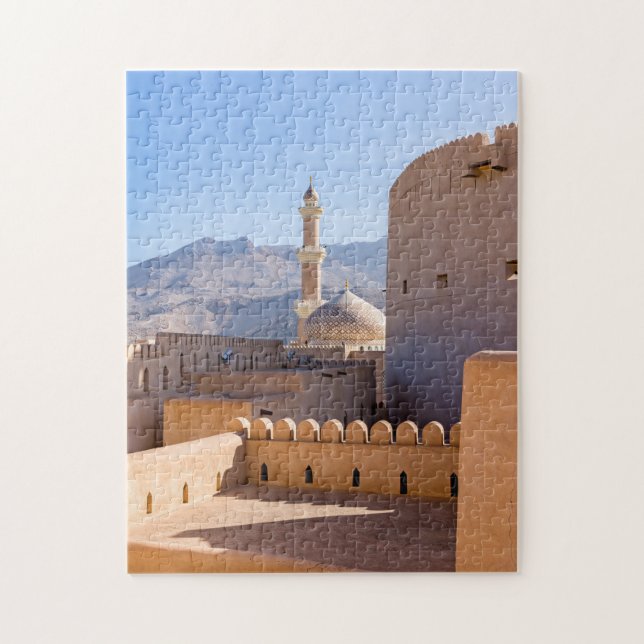 Puzzle La Grande mosquée et le minaret de Nizwa - Oman (Vertical)
