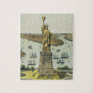Puzzle La Grande Statue de Bartholdi, Statue de la Libert