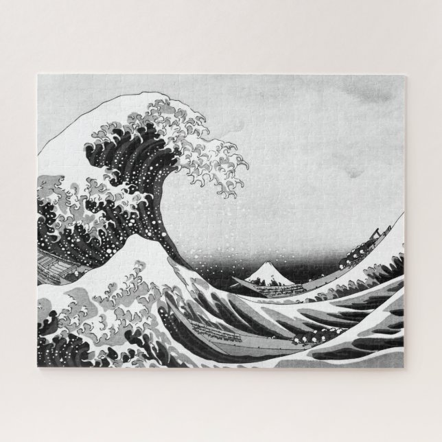 Puzzle La Grande Vague au large de Kanagawa (神 奈 川 沖 浪 裏) (Horizontal)