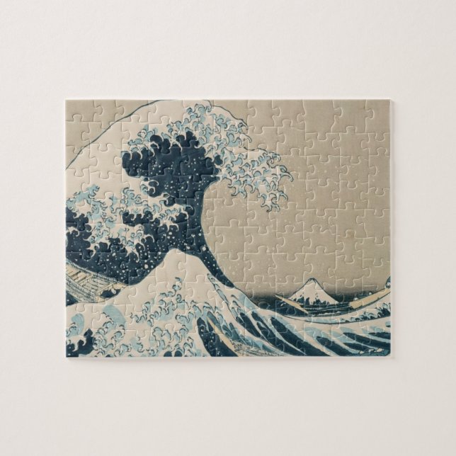 Puzzle La grande vague de Kanagawa, vues du mont Fuji (Horizontal)