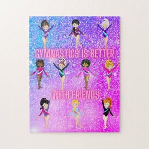 Puzzle La Gymnastique Est Mieux Avec Les Amis Mega Sparkl