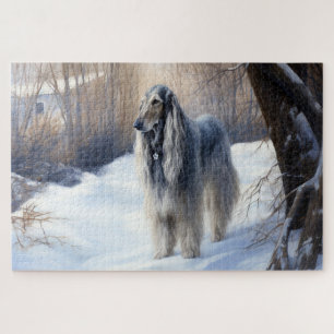 Puzzle La Hanche Afghane Laisser Neige Noël