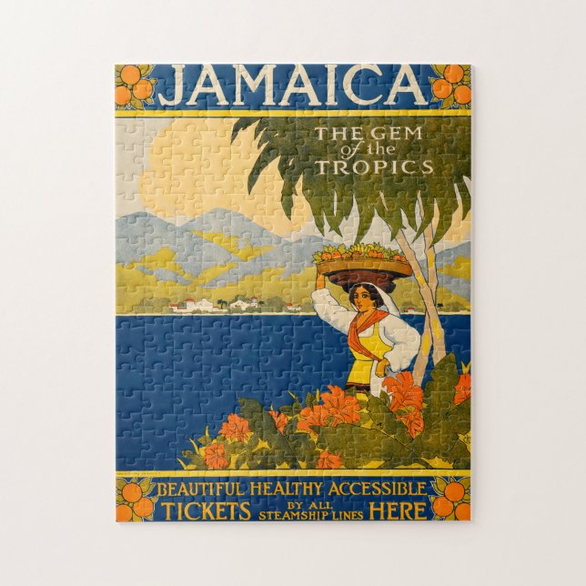 Puzzle La Jamaïque, la gemme des tropiques (Vertical)