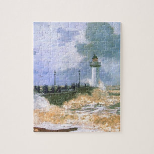 Puzzle La jetée chez le Havre par Claude Monet