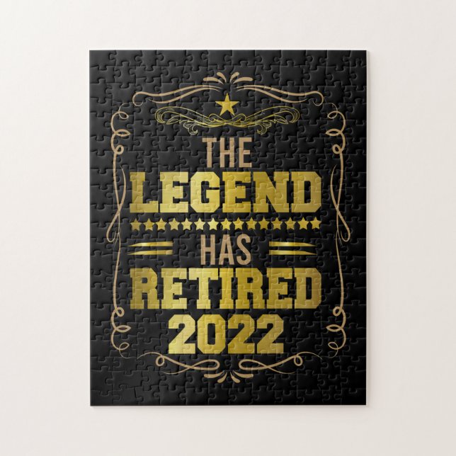 Puzzle La légende a pris sa retraite 2022 (Vertical)