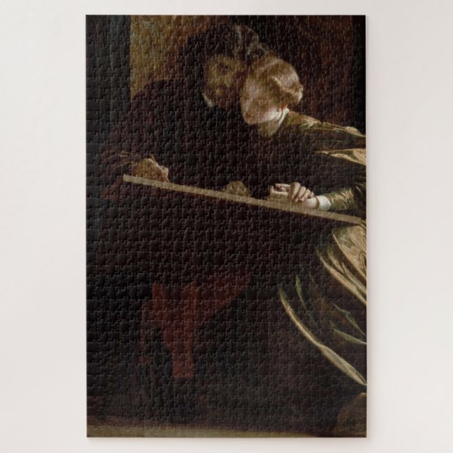 Puzzle La lune de miel du peintre (par Frederic Leighton) (Vertical)