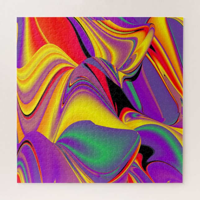 Puzzle La magie des couleurs Abstrait Rainbowart 3D (Horizontal)
