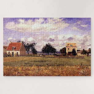 Puzzle La Maison Rouge (1873) de Camille Pissarro