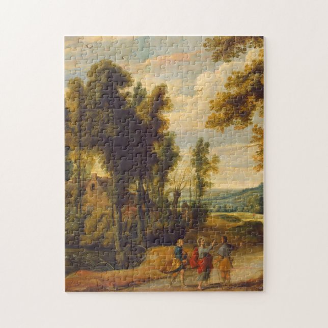 Puzzle La Marche Pour Emmaüs Avec Christ (Vertical)