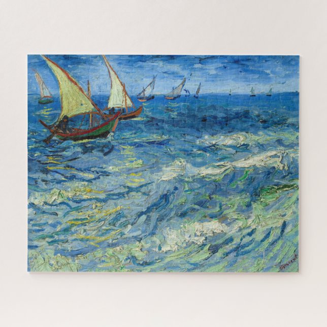 Puzzle La mer aux Saintes-Maries par Vincent van Gogh (Horizontal)