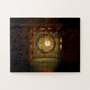 Puzzle La méta ronde du Nouvel An sur le thème steampunk