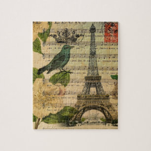 Puzzle la musique note Tour Eiffel de Paris de Français