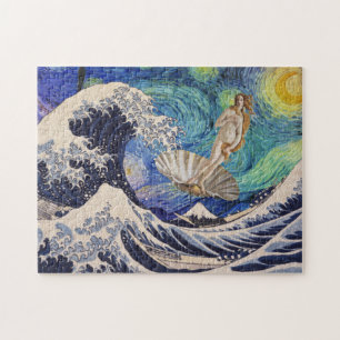 Puzzle La naissance de Vénus à la grande vague