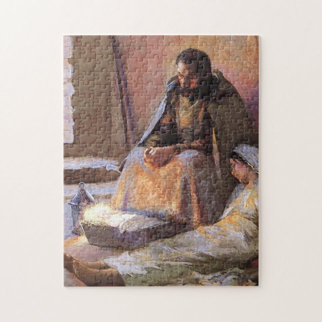Puzzle La Nativité De Gari Melchers (Vertical)