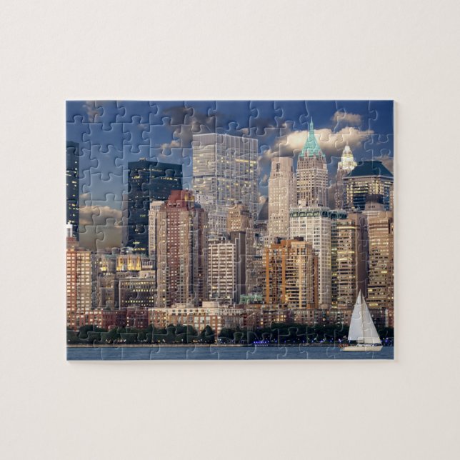 Puzzle La navigation sur la rivière Hudson à New York (Horizontal)