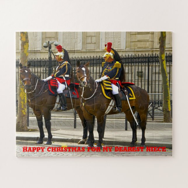 Puzzle La nièce de Noël. (Horizontal)