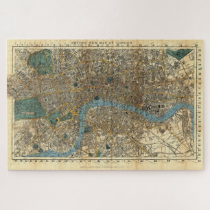 Puzzle La nouvelle carte de Londres de 1860